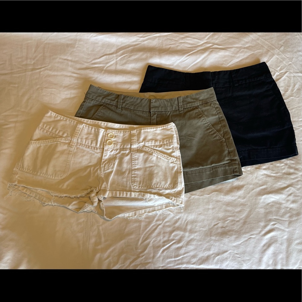 3 pairs of shorts size 4 or fit like 4